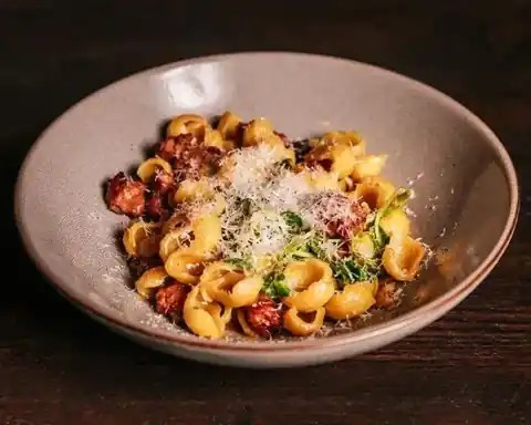 Prato de orecchiette da Casa Figo
